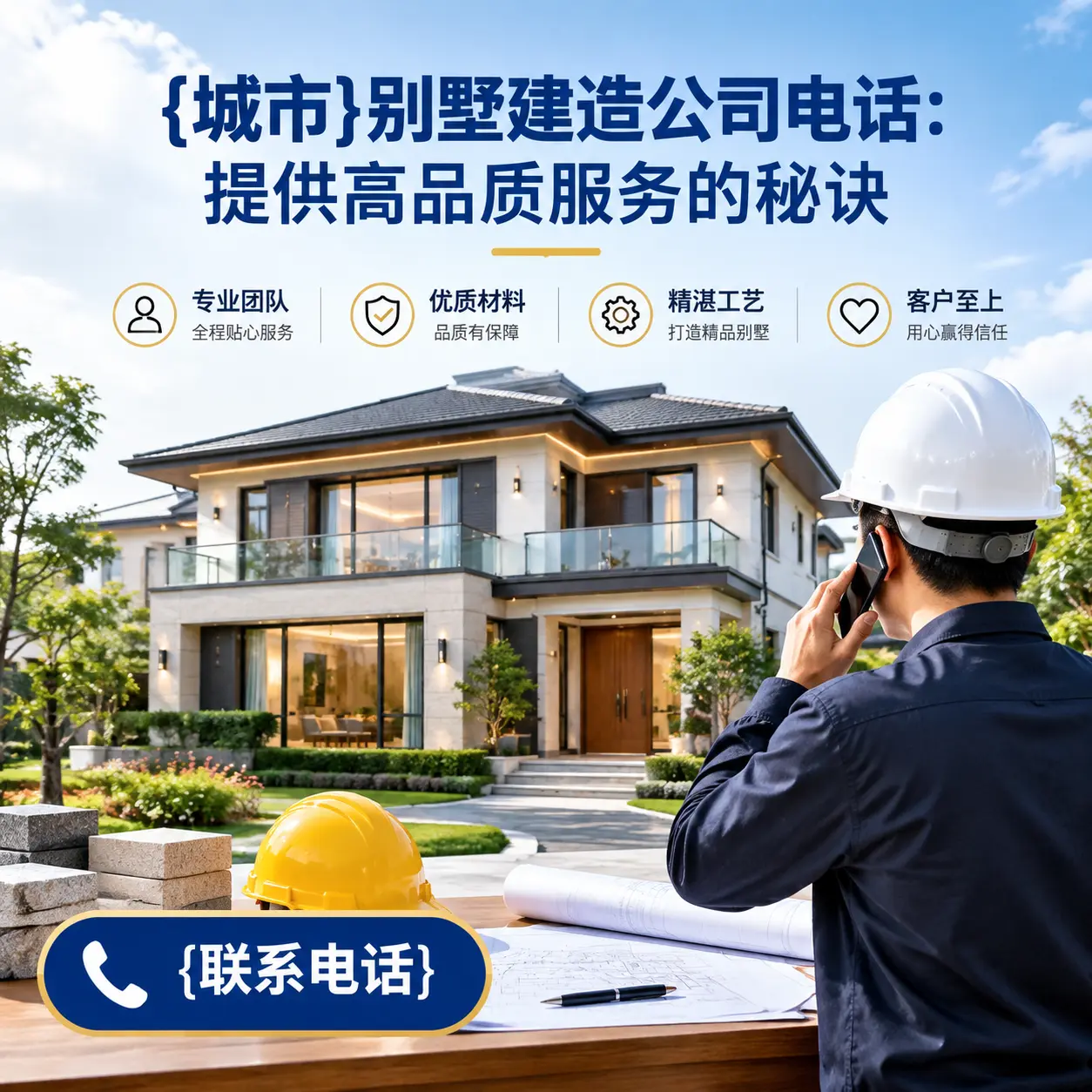 绥阳别墅建造公司电话:提供高品质服务的秘诀