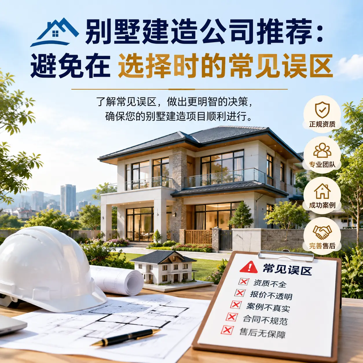 别墅建造公司推荐:避免在 绥阳 选择时的常见误区