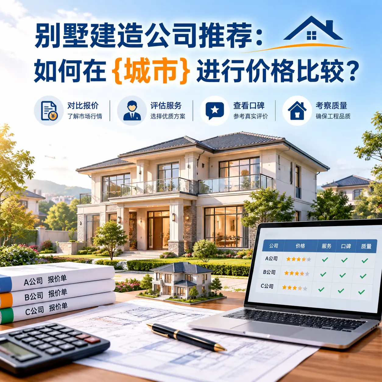 别墅建造公司推荐：如何在 绥阳 进行价格比较？