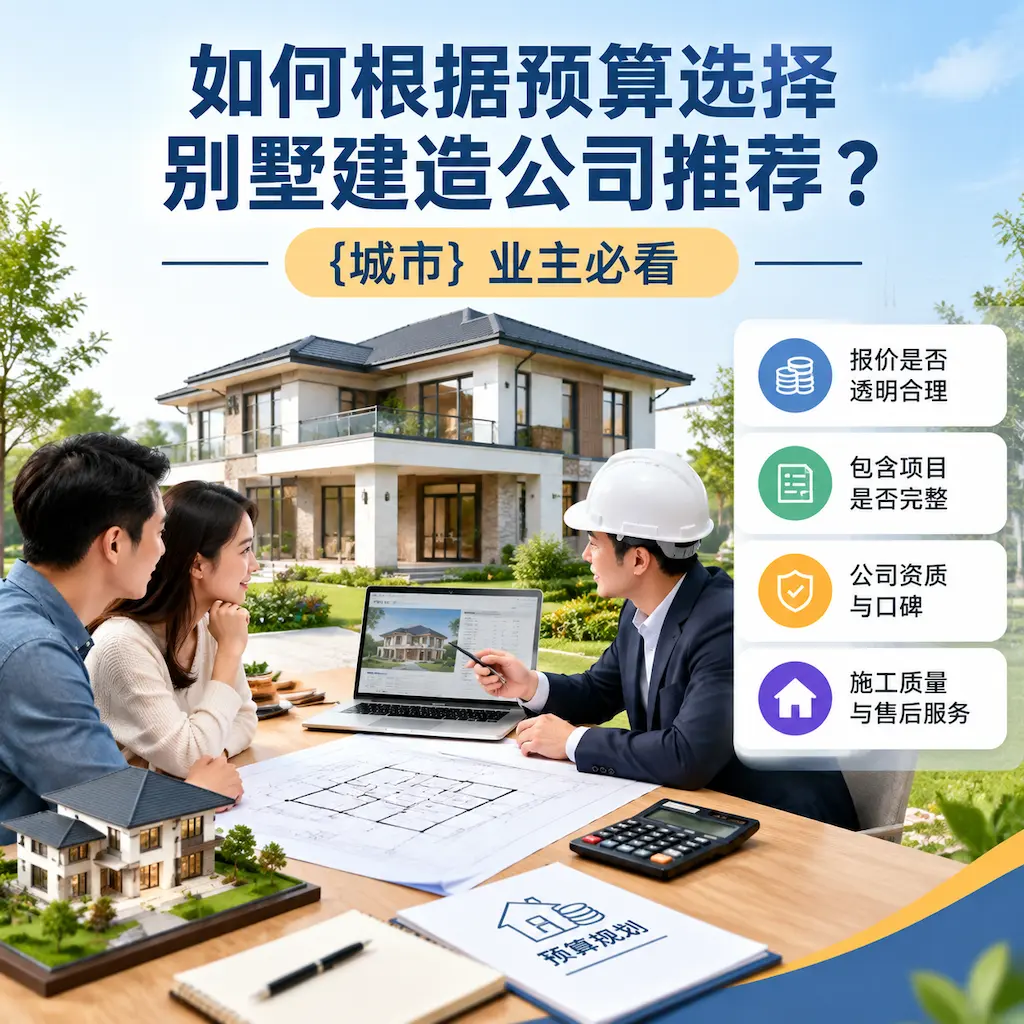 如何根据预算选择别墅建造公司推荐？ 绥阳 业主必看