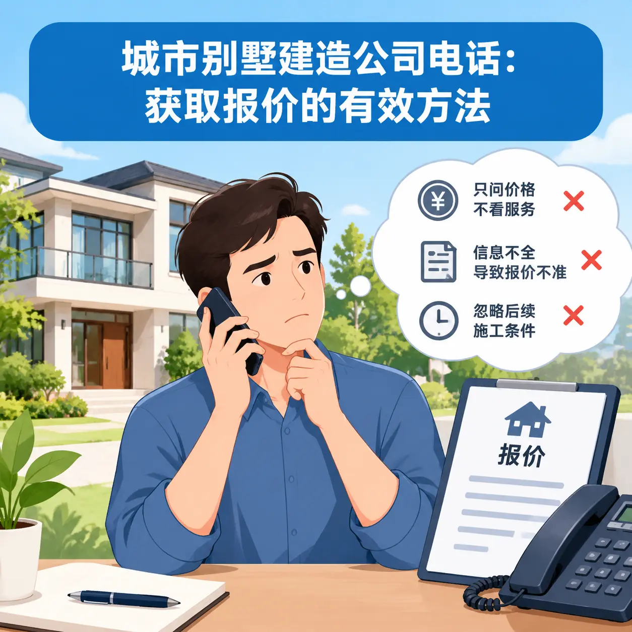 绥阳别墅建造公司电话：获取报价的有效方法